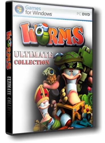 скриншот к Антология Worms 8 в 1 (1994-2005) PC