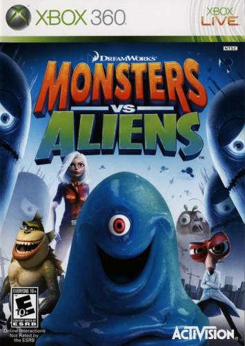 скриншот к Monsters vs. Aliens (2009/RF/RUS/XBOX360)