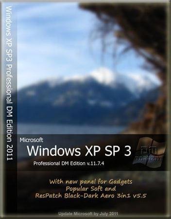 Windows XP SP3 Professional x86 RUS DM Edition v.11.7.22