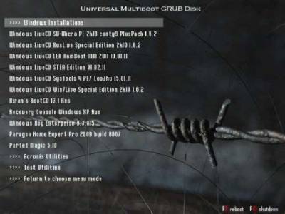 Universal MultiBoot Disk 8.0RC + Universal Multiboot USB Disk