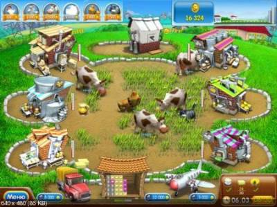 изоборжение к Веселая ферма. Коллекционное издание 17 в 1 (2007-2010/RUS/PC)