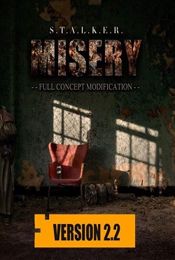 скриншот к S.T.A.L.K.E.R. Зов Припяти - MISERY 2.2.1 - Чёрная дорога (2018) PC/MOD